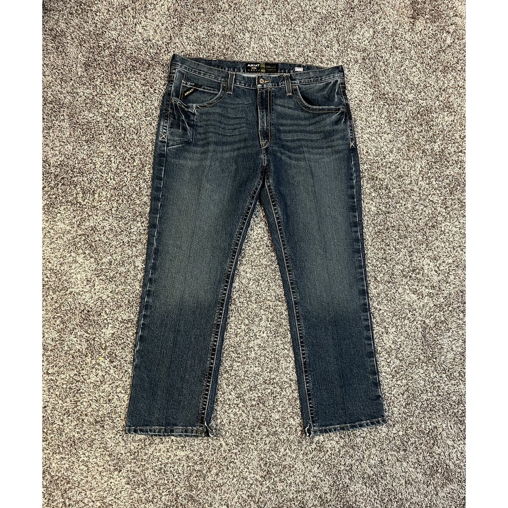 Rebar M5 Straight DuraStretch Edge Stackable Straight Leg Jean 40 x 30
